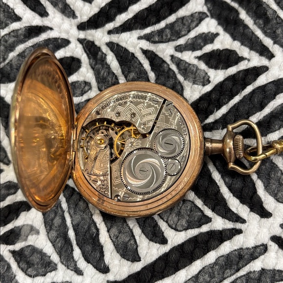 Vintage Elgin Pocket Watch with Chain